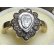 画像10: 雫型のローズカットダイヤモンドリング