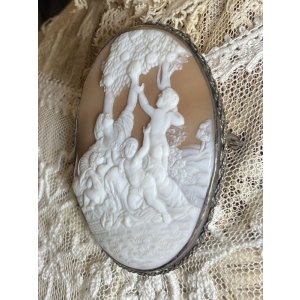 画像19: ビクトリア時代のシェルカメオブローチ