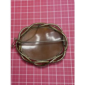 画像13: ビクトリア時代のシェルカメオブローチ