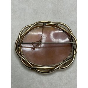 画像10: ビクトリア時代のシェルカメオブローチ