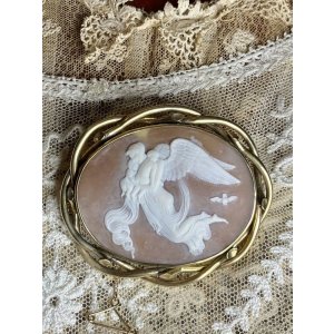 画像14: ビクトリア時代のシェルカメオブローチ
