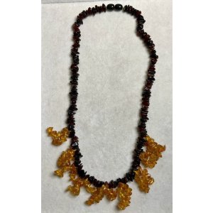 画像10: アンバーとガーネットのネックレス1950年イギリス