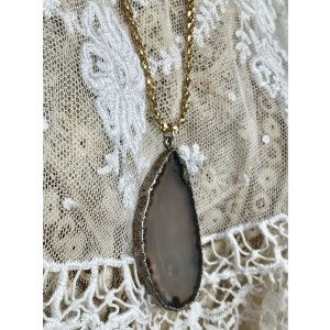 画像3: 綺麗なメノウのペンダントトップ1940年イギリス