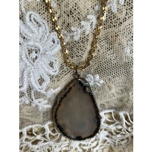 画像2: 綺麗なメノウのペンダントトップ1940年イギリス