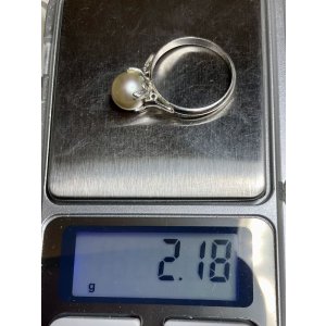 画像3: 模造真珠のシルバーリング1940年イギリス