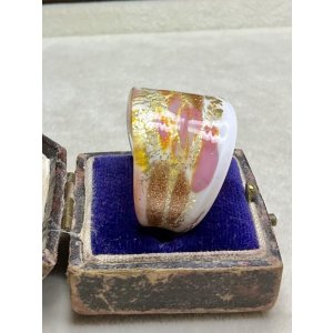 画像5: ベネチアンガラスのビンテージリング1940年イギリス