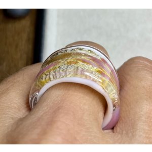 画像15: ベネチアンガラスのビンテージリング1940年イギリス