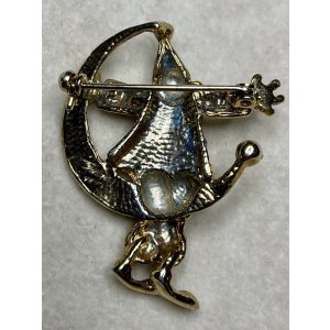 画像7: ピエロと月のビンテージブローチ1960年イギリス