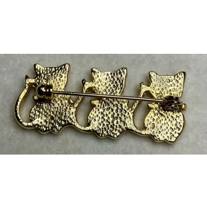 画像7: 猫三兄弟のビンテージブローチ1960年イギリス
