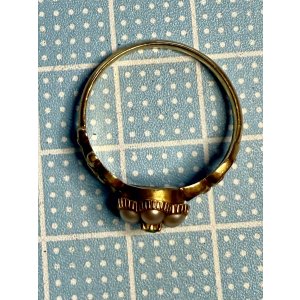 画像12: 金細工が素晴らしいエメラルド＆バールリング1880年イギリス