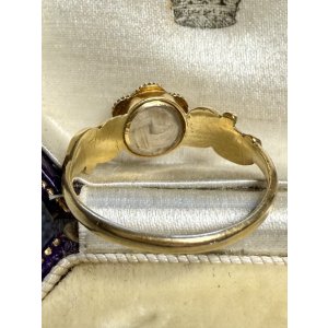 画像10: 金細工が素晴らしいエメラルド＆バールリング1880年イギリス