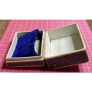 画像2: アンティークジュエリーボックス1920年イギリス　イヤリング、ピアス用