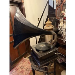画像4: グラモフォン　ラッパ蓄音機