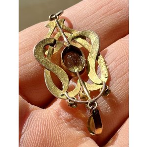 画像4: アール・ヌーヴォーの綺麗なペリドットのペンダントトップ1910年イギリス