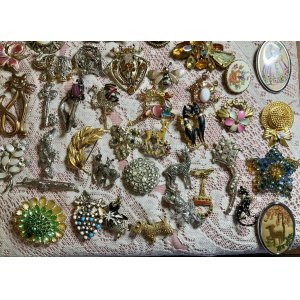 画像4: ビンテージアクセサリーブローチ　よりどりみどり　