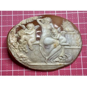 画像1: ビクトリア時代のシェルカメオルース1880年イギリス