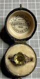 ビクトリア時代のシトリンリング1880年イギリス