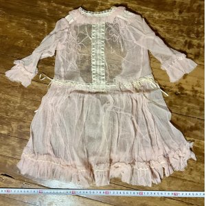 画像1: アンティークドールドレスセット1880年フランス