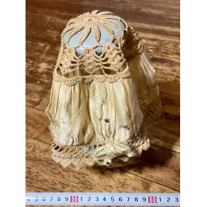 画像2: アンティークドールボンネット1880年フランス
