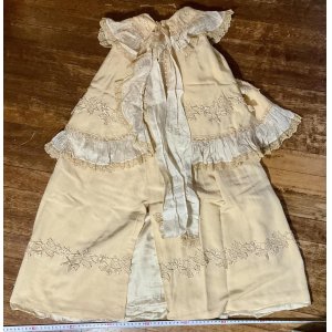 画像1: アンティークドールドレス1880年フランス