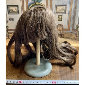 画像1: アンティークドールウィッグ　大きなサイズ