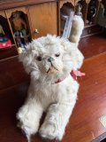 珍しいラビット毛皮のパジャマドック　ホワイトペキニーズ