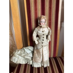 画像1: オールオリジナルもゴーチェファッションドール1870年