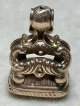 水晶のシールのゴールドペンダントトップ1860年イギリス