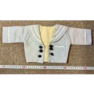 画像1: アンティークドールドレス　セーラー1900年フランス