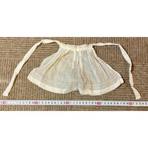 画像1: アンティークドールエプロン1920年イギリス