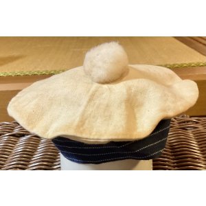 画像1: アンティークドール　セーラー　帽子1900年イギリス