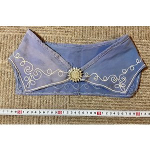 画像1: アンティークドールカラー　ブローチ付き1900年フランス
