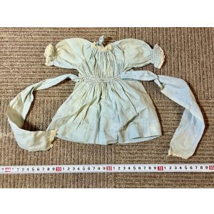 画像1: アンティークドールドレス1900年フランス