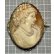 画像3: 良い表情のシェルカメオブローチ1900年イギリス