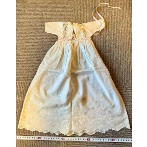 画像2: アンティークドールコットンドレス1920年イギリス