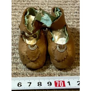 画像3: アンティークドールレザーシューズ1900年フランス