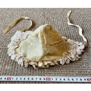 画像1: アンティークドールボンネット1900年イギリス