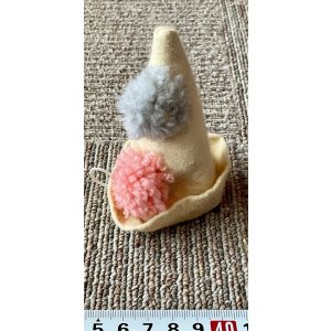画像1: カラフルなアンティークドール帽子1920年イギリス