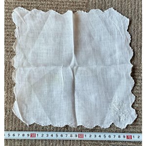 画像1: アンティークハンカチ1920年イギリス