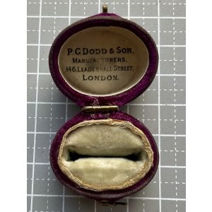 画像1: アンティークジュエリーリングボックス1880年イギリス