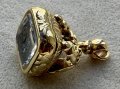 ロッククリスタルのインタリオ　シールペンダント1880年イギリス