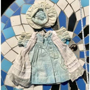 画像2: アンティークドールドレス1900年フランス