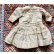 画像1: アンティークドールドレス1890年フランス (1)