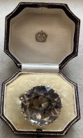 淡い色のシトリンリング1920年イギリス