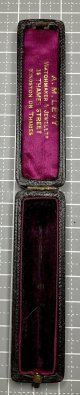 アンティークジュエリーボックス　ピンブローチケース　1880年イギリス