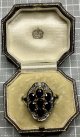 綺麗なサファイアとダイアモンドリング1920年イギリス