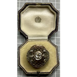 画像1: イスタンブールのアンティークダイアモンドリング1900年トルコ