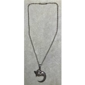 画像13: ムーンエンジェルのシルバーペンダント1920年イギリス