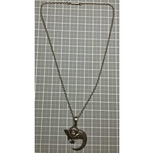 画像3: ムーンエンジェルのシルバーペンダント1920年イギリス