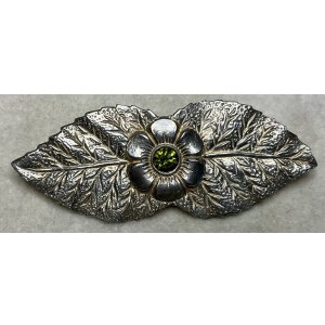画像1: シルバーのリーフブローチ1920年イギリス